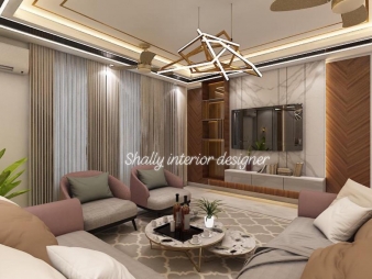 Drawing Room Interior Design in Sultanpuri